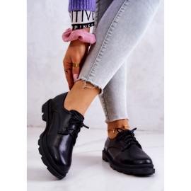 S.Barski Ženske klasične Oxford cipele crne Colton crna 2