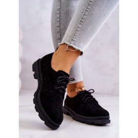 S.Barski Ženske Oxfords antilop klasične cipele crni Colton crna 2