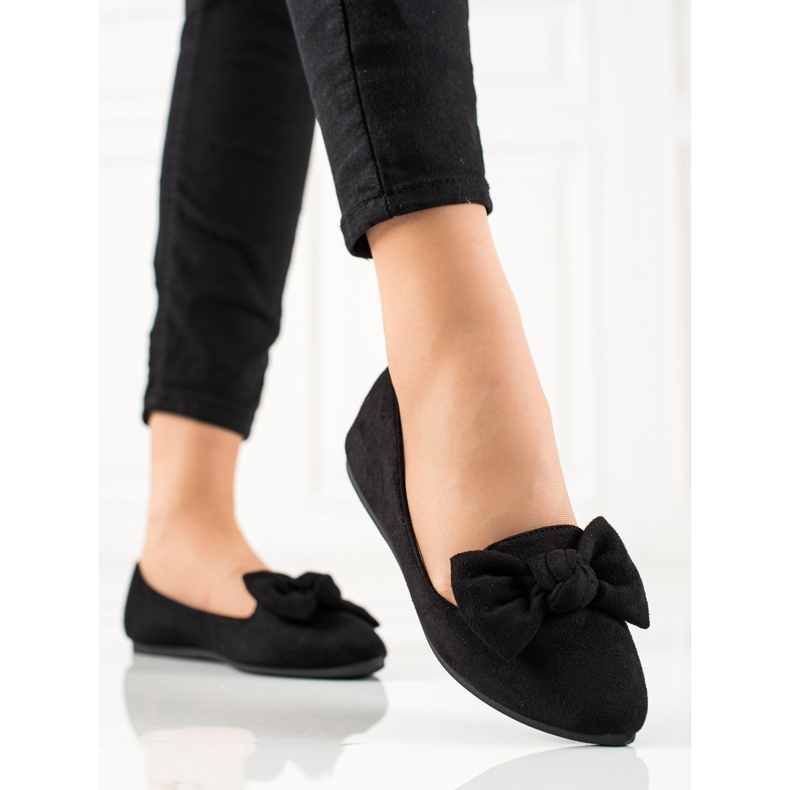 W. Potocki Balerine s mašnom Potocki crno 2