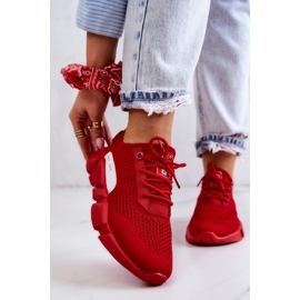 Ženske sportske cipele Memory Foam Big Star JJ274270 Red crvena 1