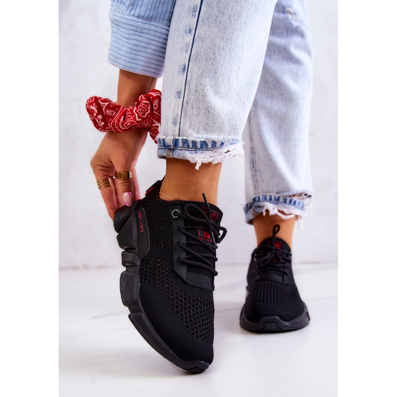 Ženske sportske cipele Memory Foam Big Star JJ274273 Black crna 1