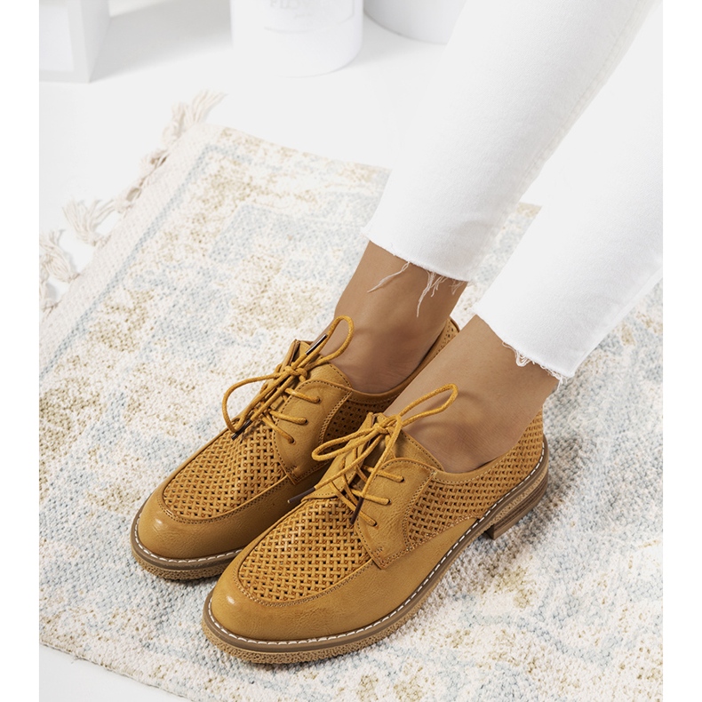 Edda smeđe ažurne oksfordice smeđa 1