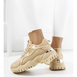 Livorno ženske smeđe tenisice smeđa 1