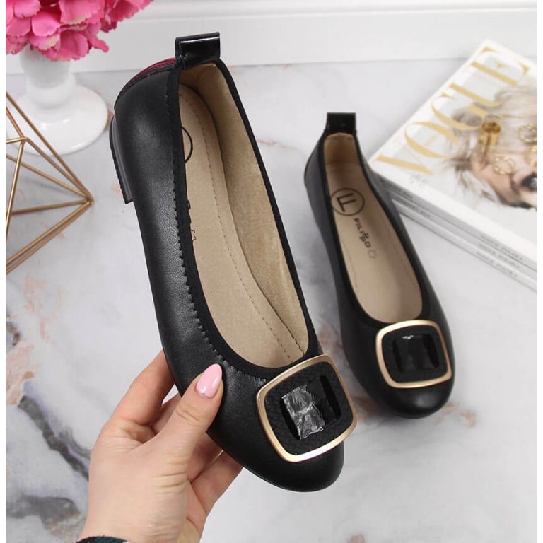 Kožne balerinke Filippo W PAW334A crne crna 1