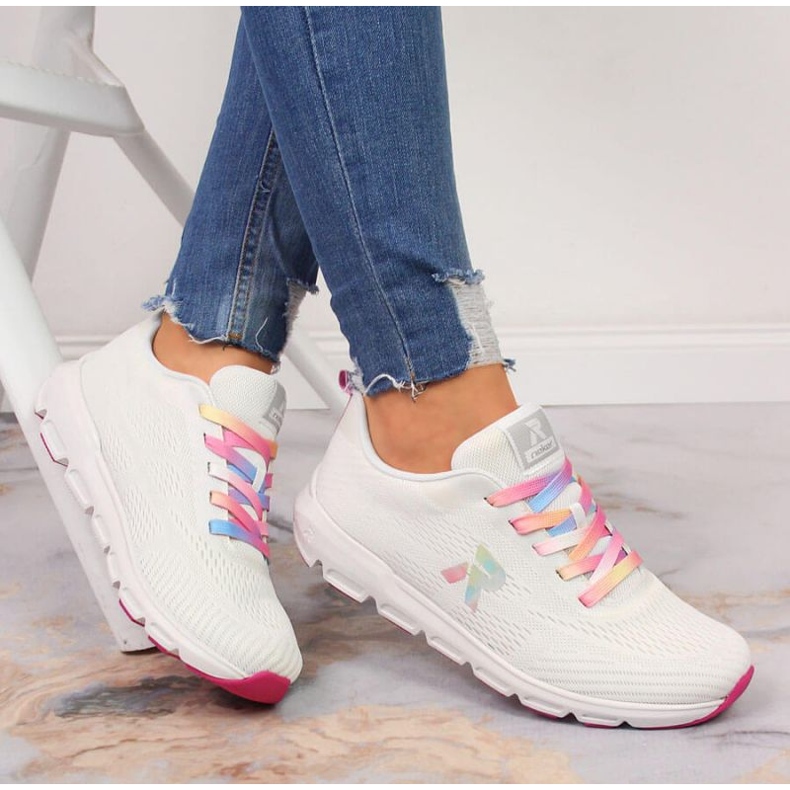 Rieker W RKR523 bijele sportske cipele bijela 2