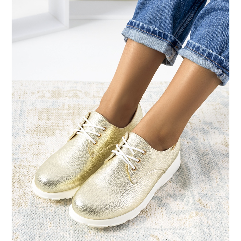 Zlatne Zipfs ženske cipele zlatni 1