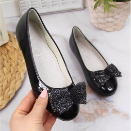 Lakirane balerinke S. Barski Jr. OLI153A crne crna 1