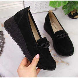 Kožne cipele s lancem Filippo W PAW337A crne crno 1