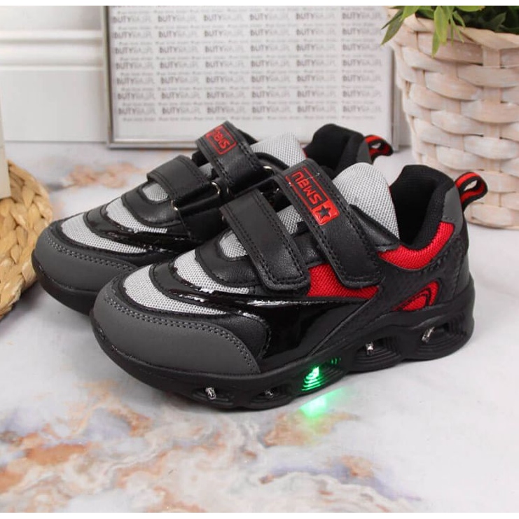 Cipele sa sjajnim potplatom News Jr EVE348 crne crno 2