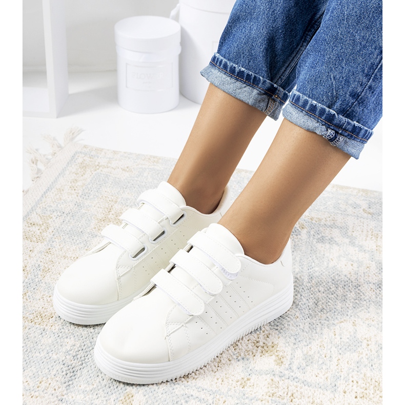 Bijele tenisice na platformi Nizza bijela 1