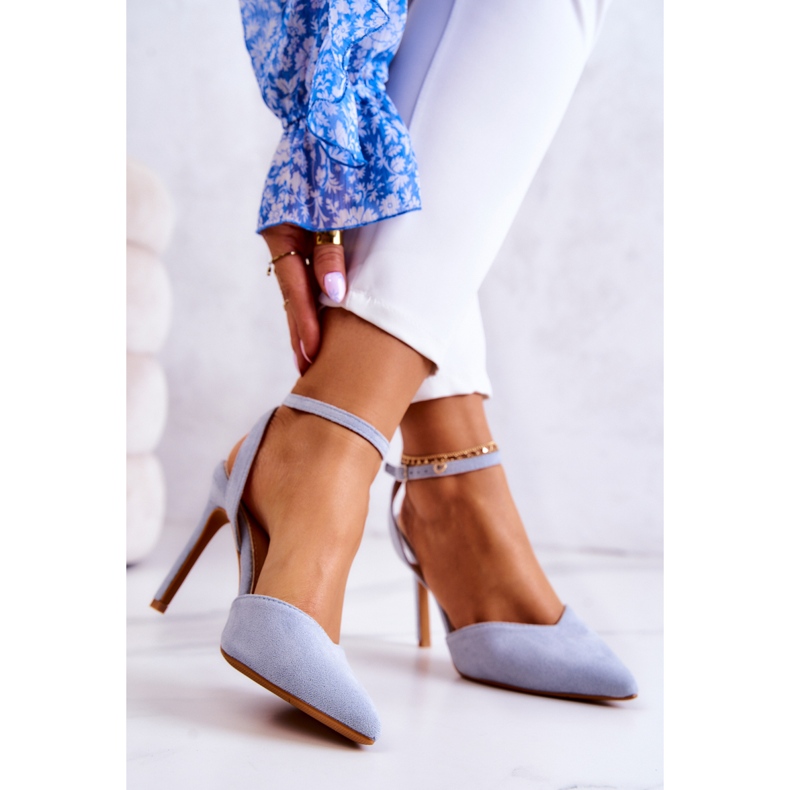 FB2 Antilop štikle na Kharen plavoj kopči plava 2