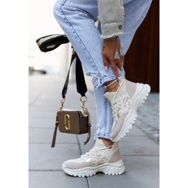 Tenisice Sportske cipele Bež-zlatni Phinell 1