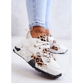 Ženske sportske cipele Lu Boo White Frency bijela 2