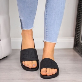 Ženske papuče Big Star crne DD274A271 crno zlatna 3