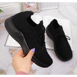 Crne sportske cipele slip na Filippo W PAW341 crno 1