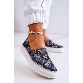 Ženske tenisice slip on Memory Foam Big Star JJ276012 crne crna 2