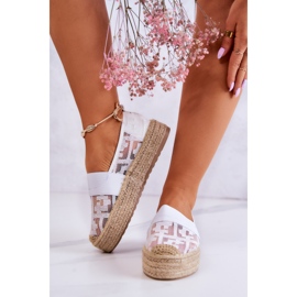 FE1 Ženske bijele Berkaley slip-on espadrile bijela 2