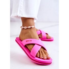 Ženske pjenaste papuče Big Star JJ274A520 Pink ružičasta 2