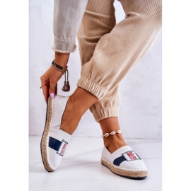 Ženske slip-on espadrile Big Star JJ274964 bijela i tamnoplava 2