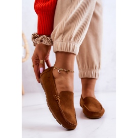 Ženske antilop mokasinke Big Star JJ274660 Camel smeđa 2