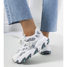 Ženske bijele tenisice iz Melsena bijela višebojan 2