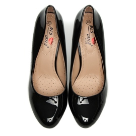 Yes Mile Lakirane pumpice crno 1