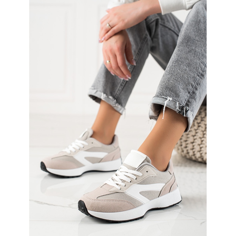 TRENDI Klasične sportske cipele bež 1