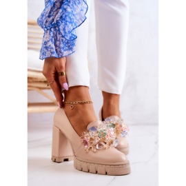 PA2 Elegantne crpke s ukrasom obične bež Caterine 1