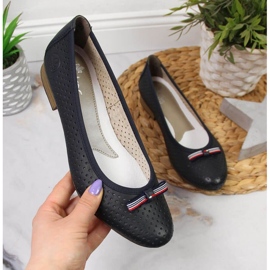 Rieker W RKR532 ažurne balerine tamnoplave tamnoplava 1