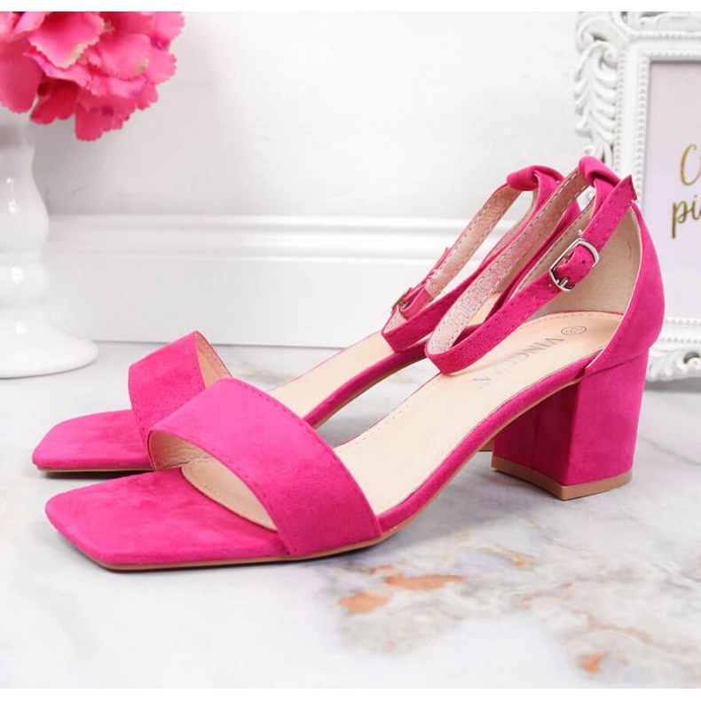 Sandale na post Vinceza W JAN107C roze ružičasta 2