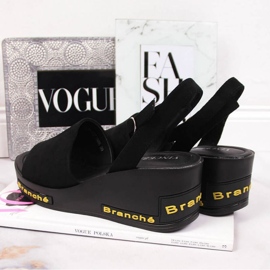 Crne Vinceza W JAN108A sandale na klin crna 2