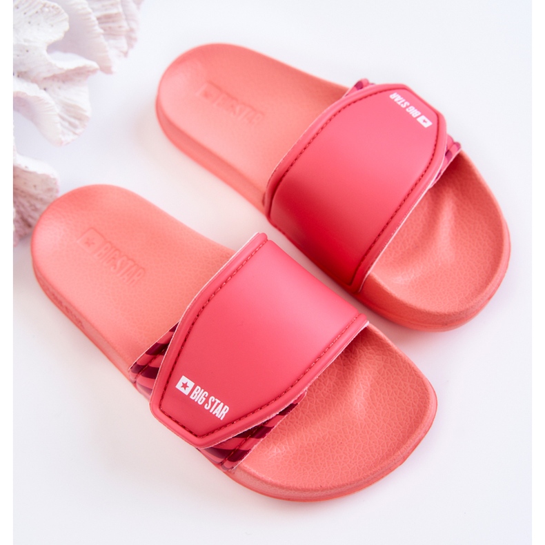 Lagane dječje papuče Big Star JJ374359 Pink ružičasta 2