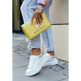 FE1 Klasične ženske sportske cipele bijele i bež boje Meleris bijela 1