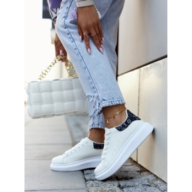 FE1 Klasične ženske sportske cipele crno-bijele Meleris bijela 1