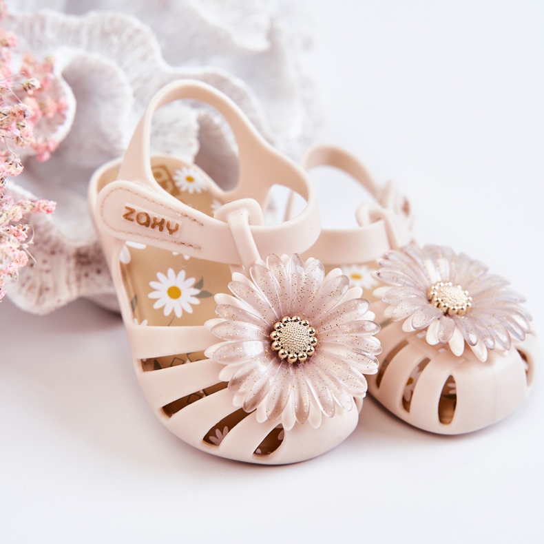 Dječje sandale s čičak mirisom ZAXY JJ385031 Bež 1