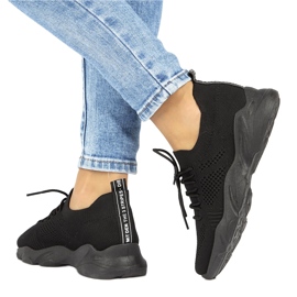 Filippo DTN2184/22 Crne ženske čarape Sportske cipele crna 2