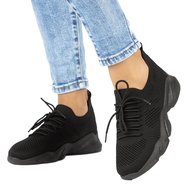 Filippo DTN2184/22 Crne ženske čarape Sportske cipele crna 3