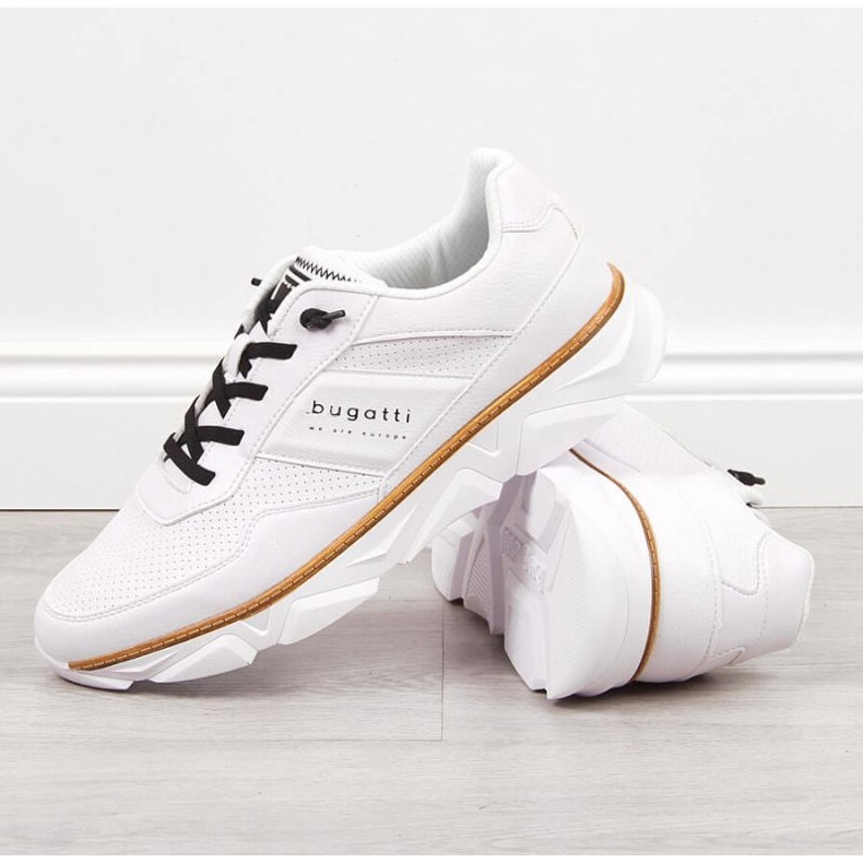 Casual sportske cipele Bugatti M JJ153186 bijele bijela 2