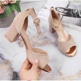 Sandale na Vinceza W JAN96D bež stup 1