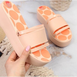 Gumene papuče na platformi Zaxy W INT1708A nude ružičasta 1