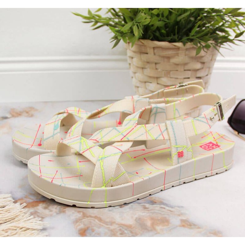 Zaxy W INT1709 bež gumene sandale 2