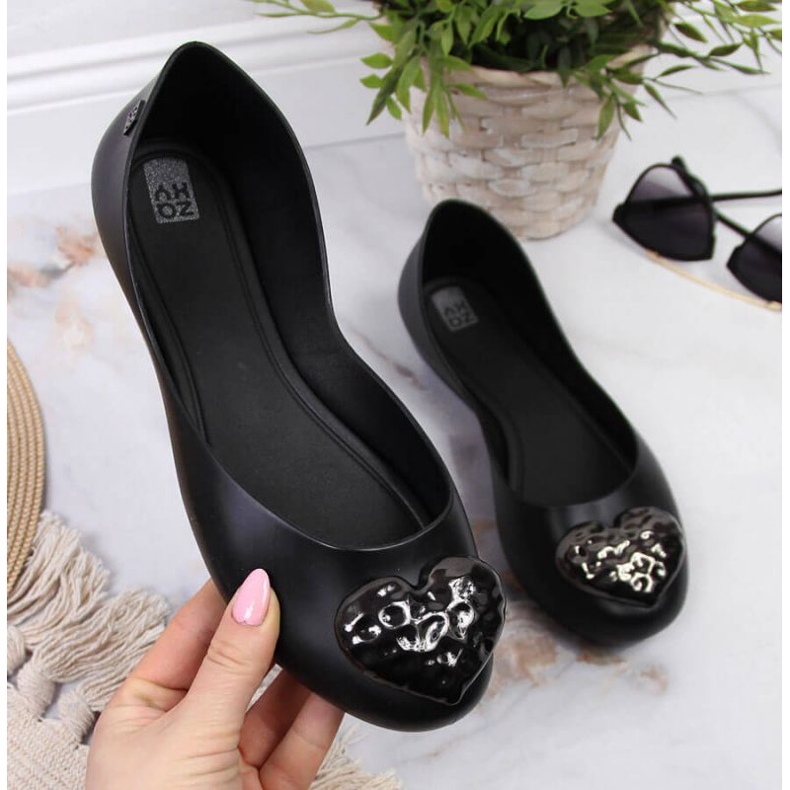 Meliski balerinke sa Zaxy srcem W INT1711B crne crna 1