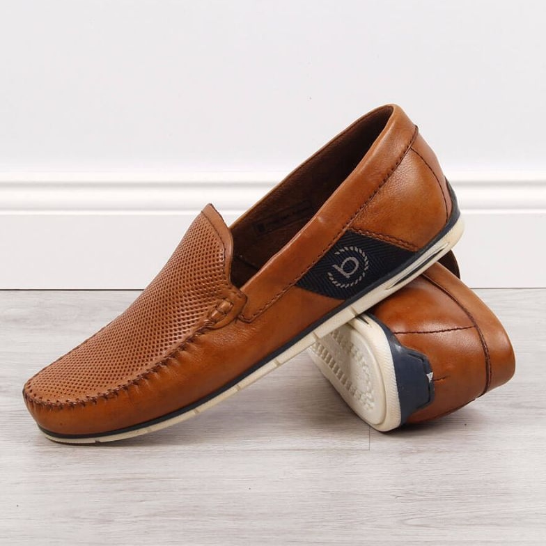 Bugatti JJ153094 kožne mokasine, smeđe smeđa 2