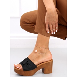 Papuče ala Zeri Crne klompe crno crno 1