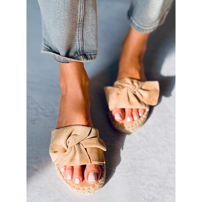 Baina Camel espadrile bež 1