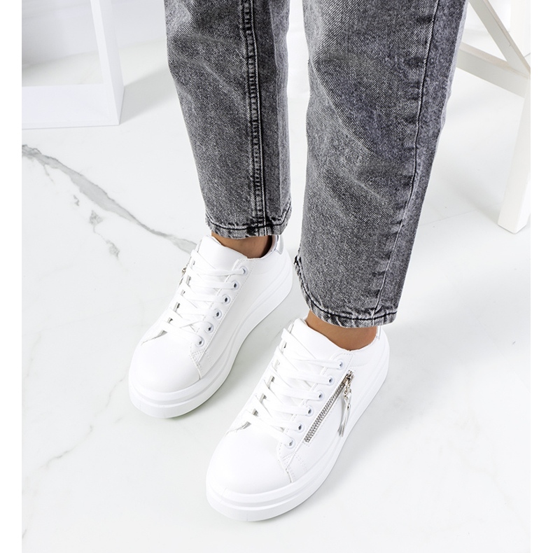 Tamis ženske bijele i srebrne tenisice bijela srebro 1