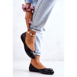 Ženske mirisne gumene balerinke ZAXY JJ285046 crne crno 2