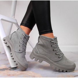 Sive kožne tenisice Filippo W PAW325B siva 2