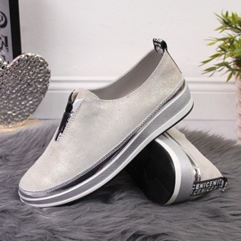 Kožne cipele T.Sokolski W SCA153B zlatne zlatni 2