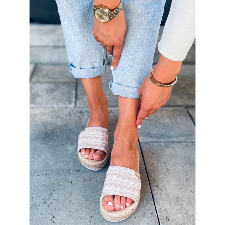 PA1 Ženske espadrile Nour Beige bež 1